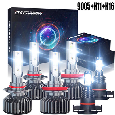 Para For Chevy Silverado 1500 2500 HD 2007-2013 Combo de faro LED+luz antiniebla