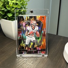 💎 2025 SELECT TEZ JOHNSON BLACK/RED SHOCK COLOR MATCH ROOKIE