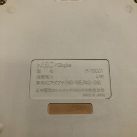 NEC PC Engine PI-TG001 Console White Tested Working w/ Controller AC Adapter JP