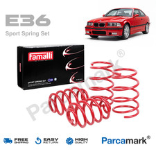 Bmw E36 1990-1999 Sport Lowering Coil Springs Kit 30mm Famalli Ricambi