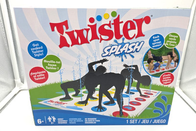 BRAND NEW/NIB Hasbro TWISTER SPLASH~water toy~party game~splash pad~Summer Fun!