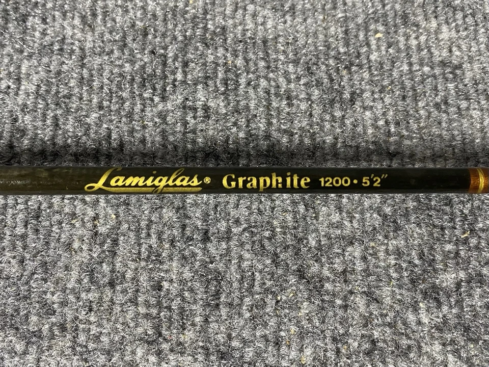 VTG Lamiglas Graphite 1200 Spinning Rod 5’2” 2-10lb 1/16-3/8oz Tennessee Handle - Image 2 of 4