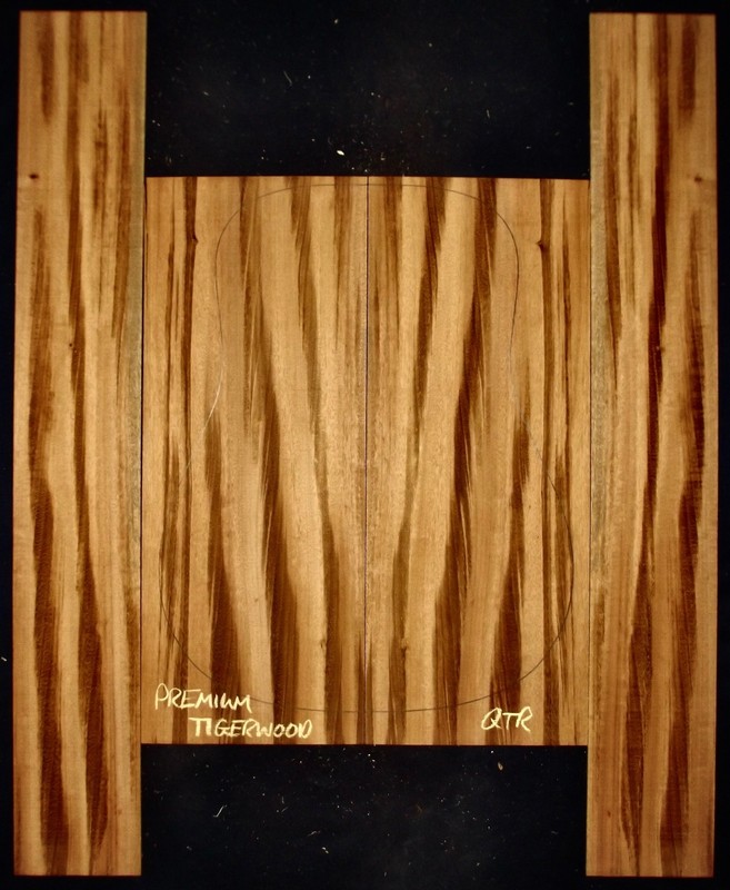 Guitar Luthier Tonewood GONCALO ALVES Acoustic backs sides SET back and sides