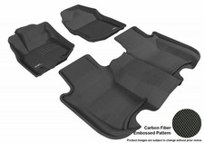 3d Maxpider 2009-2013 Fits Honda Fit 1st Row 2nd Row Kagu Carbon Black Floor Mat