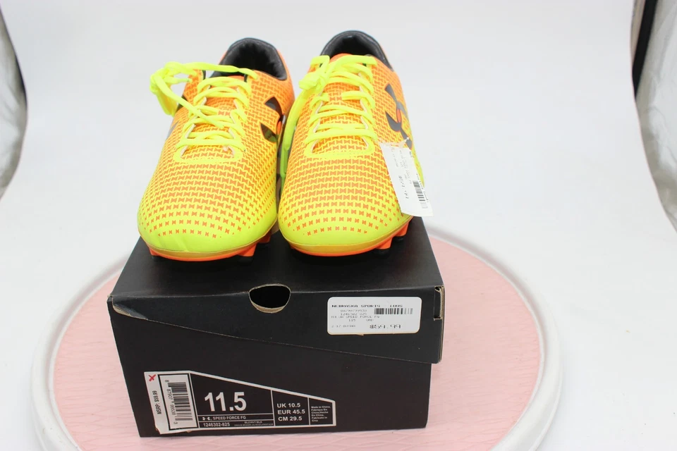 Botines de fútbol Under Armour Force FG 1246302-825 amarillos/naranja para hombre 11,5 nuevos en caja Foto 3 de 4