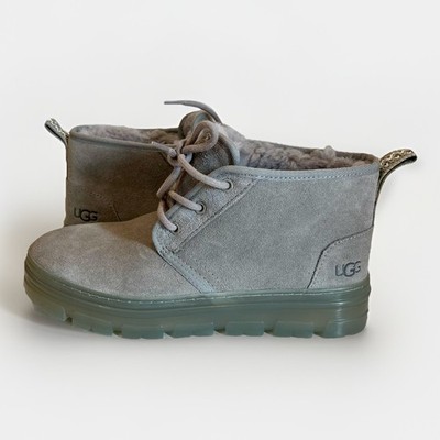 UGG Neumel Boot Campfire Gray Clear Chukka Suede Wool Women's Size 9 NEW 1142451