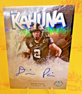 2025 Bowman Chrome U Diego Pavia Big Kahuna Auto Vanderbilt Commodores Case Hit