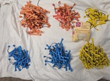 Vintage Swing Arm Perm Rod Curlers Lot Of Over 200 Various Sizes Curl Papers