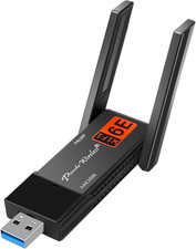 WiFi 6E Tri Band USB 3.0 Adapter 2.4/5/6GHz Wireless Network PC Dongle