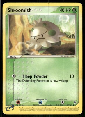 Shroomish 69/109 Common Ruby & Sapphire Pokemon MP