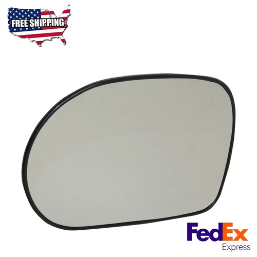 Mirror Glass Heated Driver Side Fits 2002-2005 Kia Sedona EX