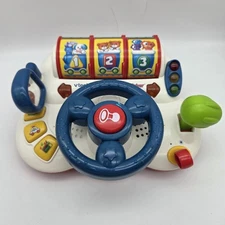 Vtg VTech Learn & Discover Driver Toy Educational Lights & Sounds 6138 - Tested 