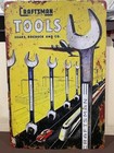 Craftsman Tools Roebuck & Co 8x12 Metal Sign Vintage Garage — photo 2