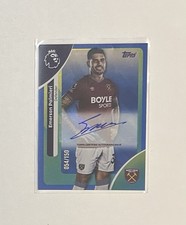 Emerson Palmieri Auto /150 Blue 2025-26 Topps Premier League West Ham United