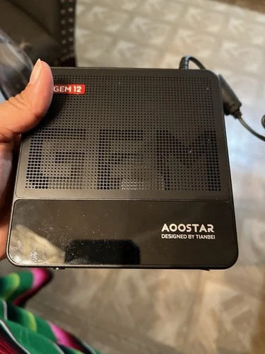 GEM12 MAX Mini PC Ryzen 7 8745HS Barebone (No RAM No SSD),