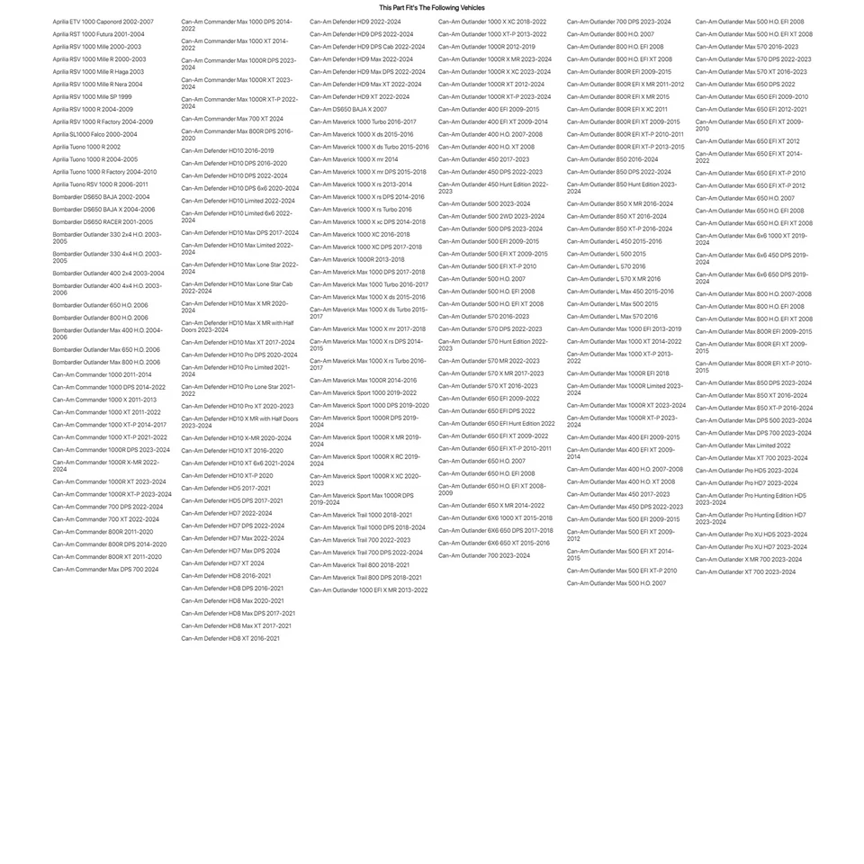 Tusk First Line Oil Filter Single For APRILIA RSV 1000 Mille R Haga 2003 — 第 4/4 张图片