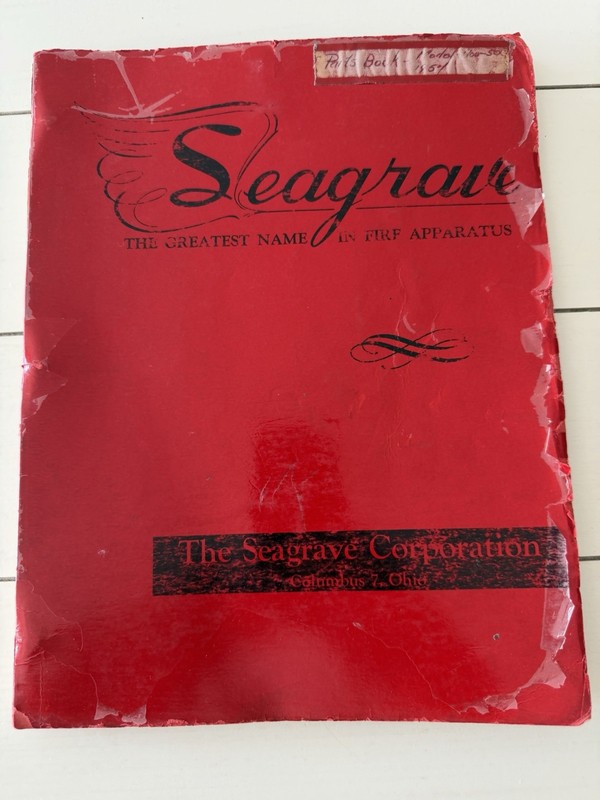 Seagrave Fire Apparatus 400-500 Series Parts Catalog Manual