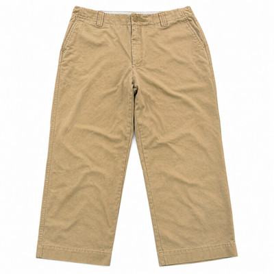 Vtg GAP Clean Cut Khaki Cropped Chino Pants Womens Size 12 Straight Leg Capri