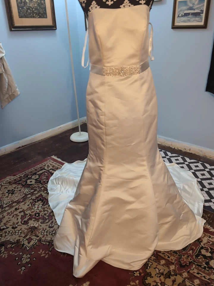 Vestido de novia David talla 8 WG9871 Foto 2 de 4