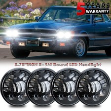 For Mercedes-benz 380sl 450sl 560sl 4pcs 5.75 Round Led Headlights Hi-lo Beam 