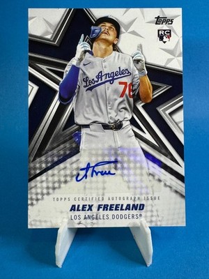 2026 Topps ALEX FREELAND Baseball Stars BLUE #/150 Rookie RC AUTO 