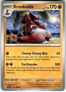 Krookodile 117/198 Scarlet & Violet Base Set Uncommon