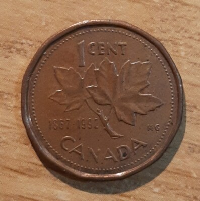 1867-1992 CANADIAN PENNY CANADA ONE 1 CENT QUEEN ELIZABETH II (MM1