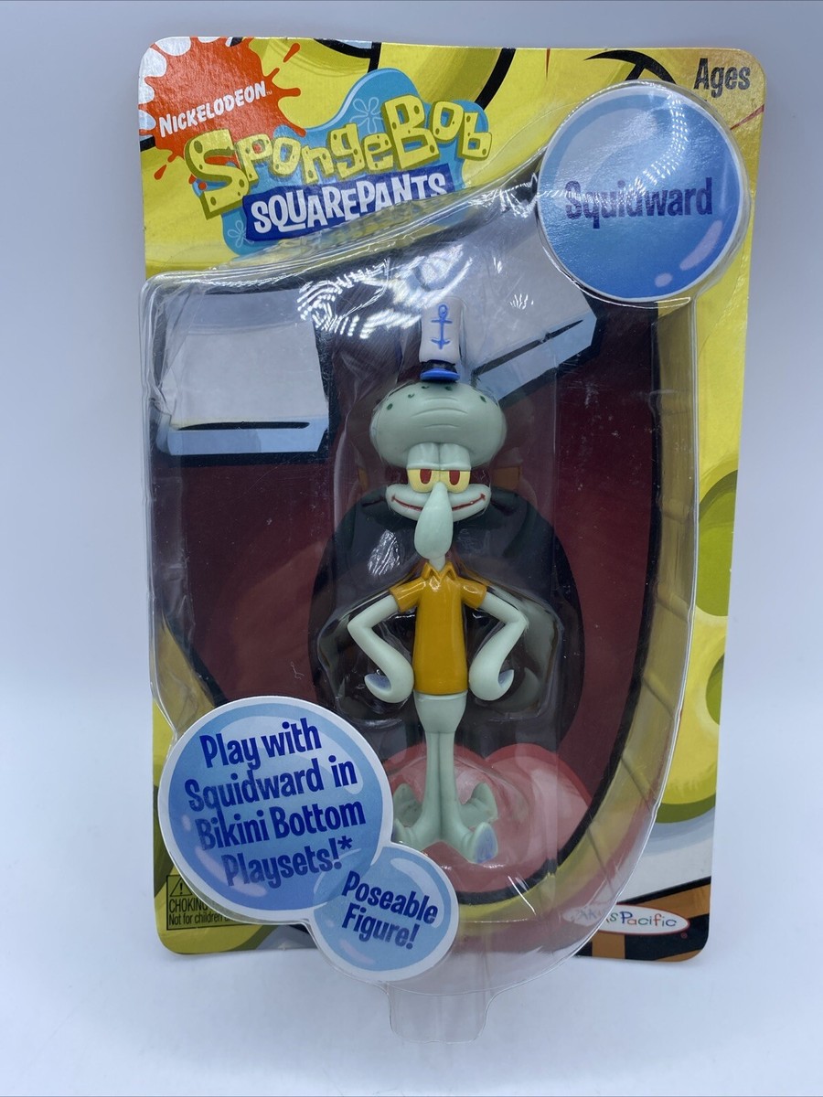 2009 Jakks Pacific Spongebob Squarepants Squidward Mini Figure. | eBay