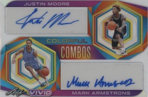 2022-23 Leaf Vivid - Justin Moore/Mark Armstrong #CC-33
