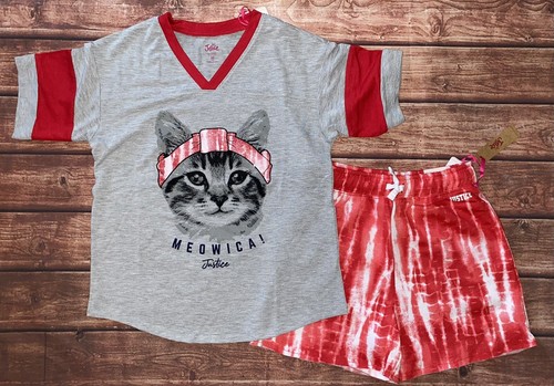 NWT Justice Girls Spring Summer Outfit Size 10 or 12/14 - Picture 1 of 2