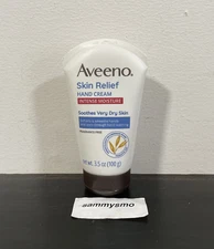 Aveeno Skin Relief Intense Moisture Hand Cream, Prebiotic Oat, 3.5 oz