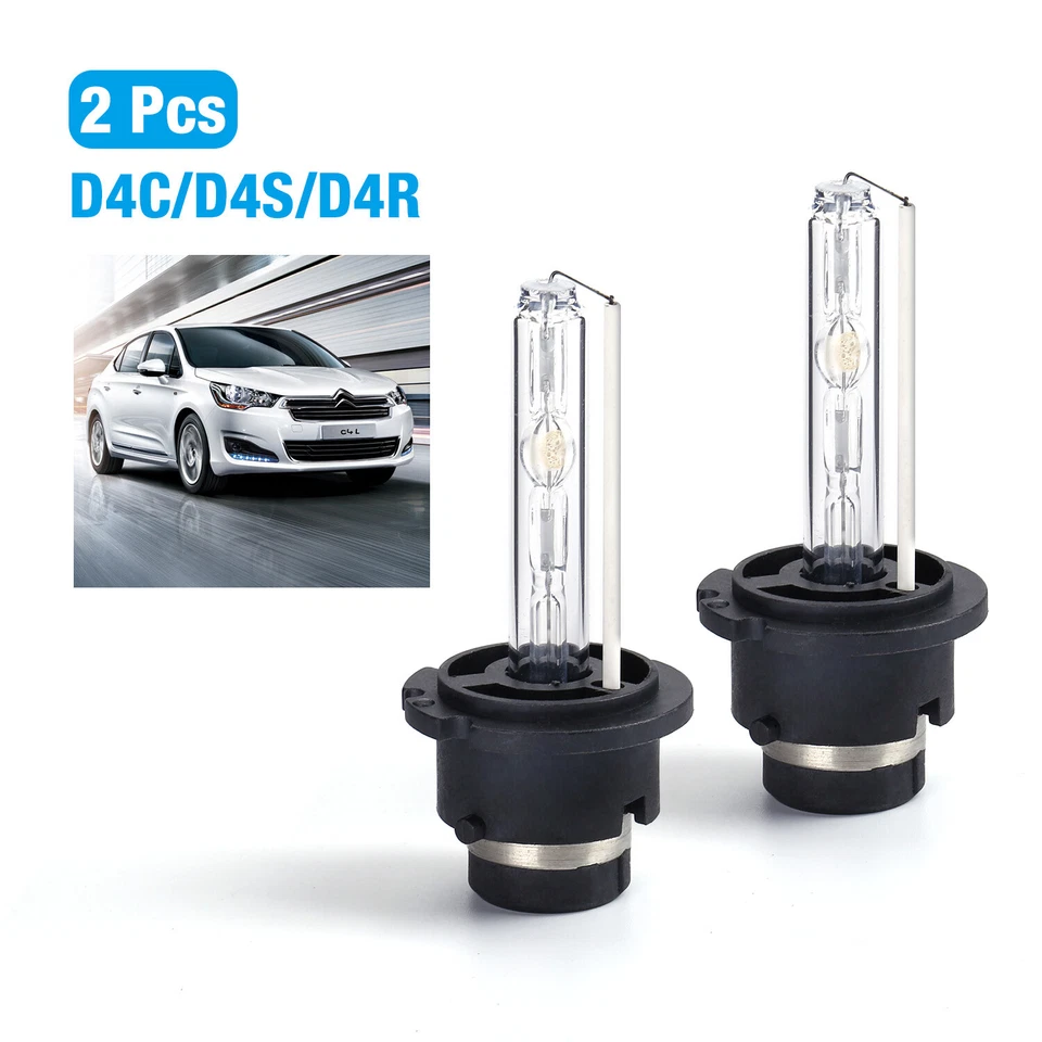 2X D4S D4R D4C 4300K 5000K 6000K 8000K HID Xenon Bulb Replacement Headlight Lamp - Image 2 of 4