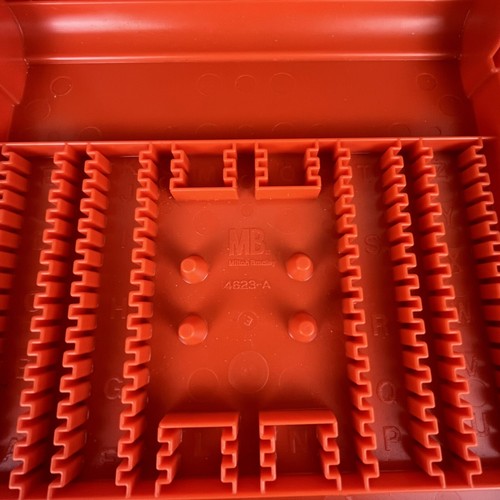 Hangman Board Game 1999 Replacement Parts Red Tray with Dial Disk - Picture 6 of 7