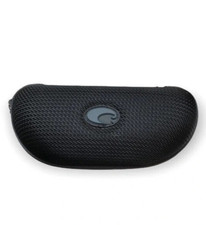 COSTA DEL MAR Sunglasses Case Only Black Nylon, GRAY Logo Hard Case CASE ONLY 