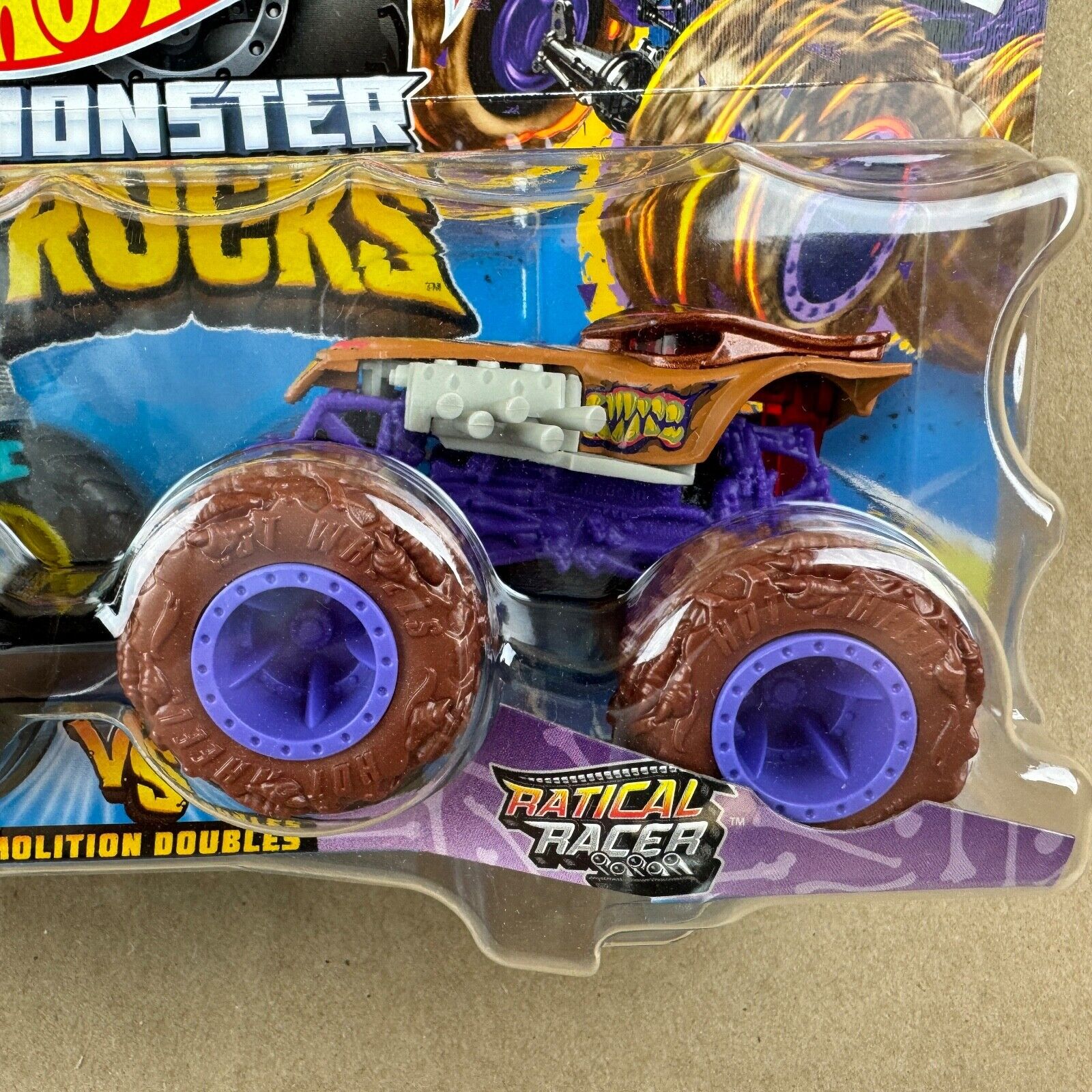 Hot Wheels Monster Trucks Demolition Doubles MOTOSAURUS vs. MEGA WREX 1:64  Scale Vehicle 2-Pack - The Toy Barn