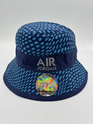 Nike Air Jordan Reflective Patterned Bucket Hat Size S/M 658386