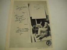 Memos concerning SCOTT McKENZIE unique and original 1968 Promo Advt