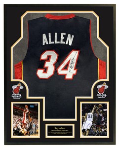 ray allen autographed jersey