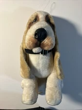 Vintage 1976 Animal Fair Plush Bogart Basset Hound Dog Puppy Stuffed Toy w/ Tag