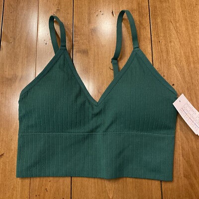 Women s Auden Lightly Lined V-Neck Bralette Size Small NWT