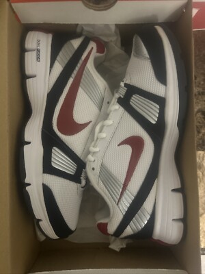 Size 7.5 - Nike Dual Fusion TR White Varsity Red