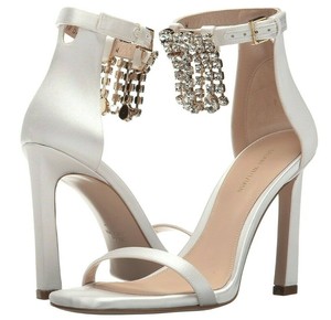stuart weitzman white heels