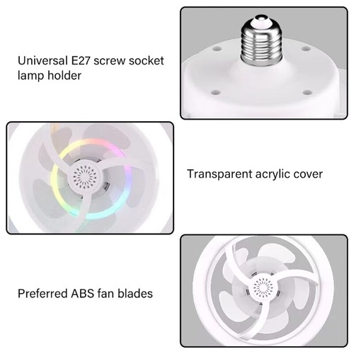 Scented Oscillating Table Fan Light For Soothing Sleep &Ambients Home Atmosphere - Picture 6 of 8