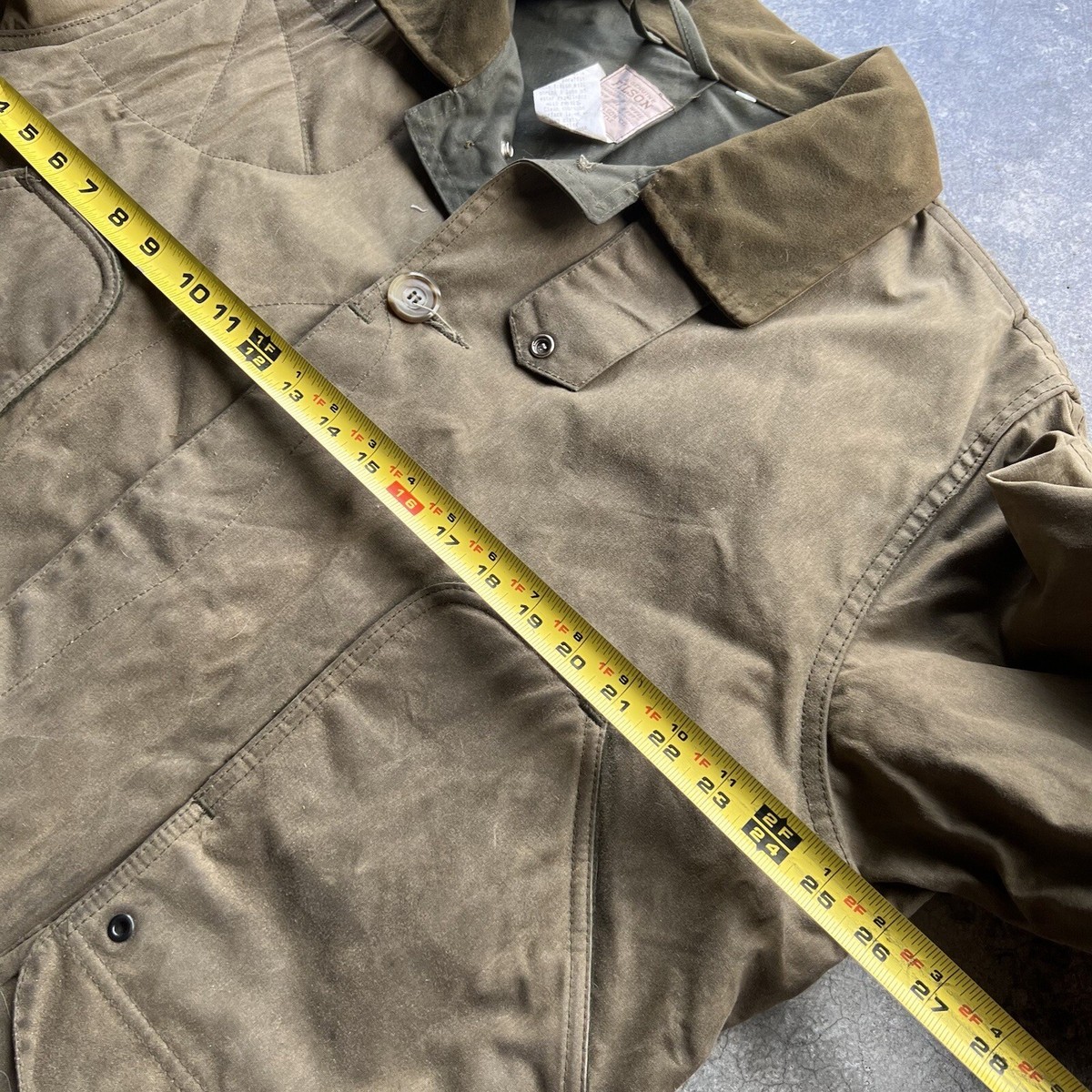 VTG Filson Shelter Cloth Waterfowl/Upland Coat Otter Green VTG Filson Shelter Cloth Waterfowl/Upland Coat Otter Green