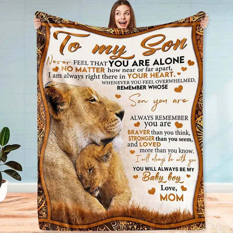 Custom Moon Foxes Personalized Baby Blanket - Extra Small 40x30 Inch With Name