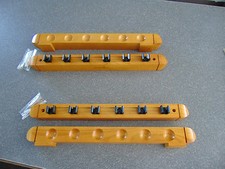 2 Matching 6 Cue Pool / Billiard Stick Racks NEW