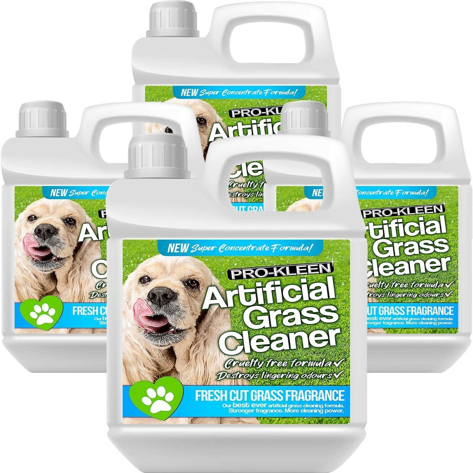ProKleen Artificial Grass Cleaner Fresh Cut Grass Pet Deodoriser Astro Turf 4L