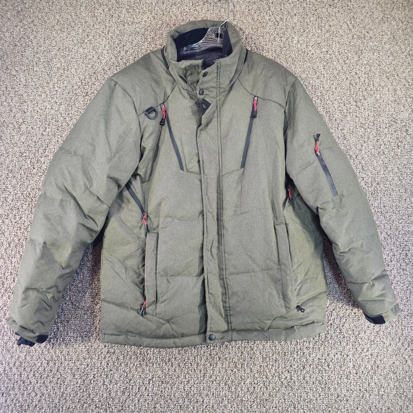 Down Fkow Jacket Mens XL (Measures Large) Full Zip Down Filled Ski Snowboard
Opens in a new window o