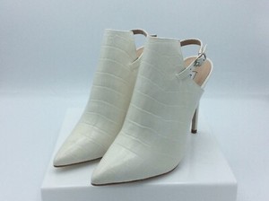 steve madden white crocodile boots