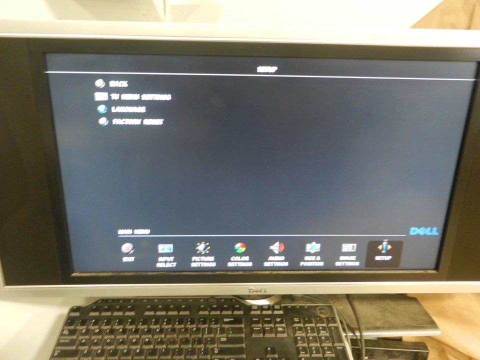 VINTAGE - Dell W2606C 26 inch LCD TV Television Monitor gaming? - CONNECTICUT * - Image 2 of 4